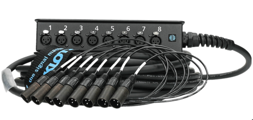 CSE_8x3p_XLR_Neutrik_stageblok_Kabel