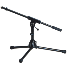 CSE_K&M_25910_extra_laag_small_microfoon_statief_standaard_zwart